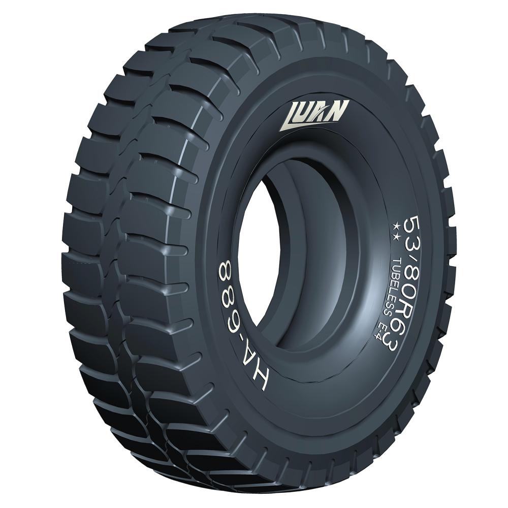 陆安牌巨型全钢子午线轮胎适用于任何矿区; 优质的巨型工程车轮胎产自AsiaGame橡胶