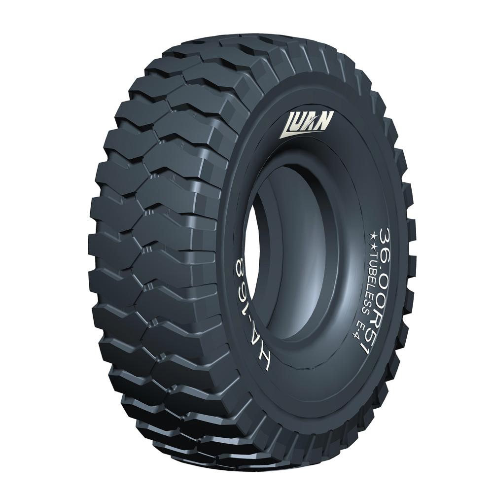 巨型土方工程机械轮胎用于220吨刚性自卸卡车；适用于煤矿的工程机械轮胎